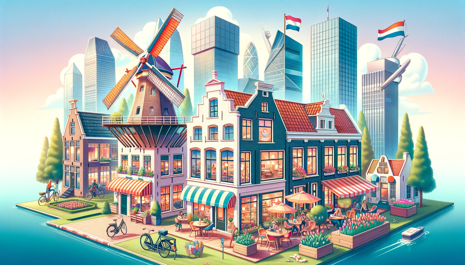 There are many different types of companies in the Netherlands.