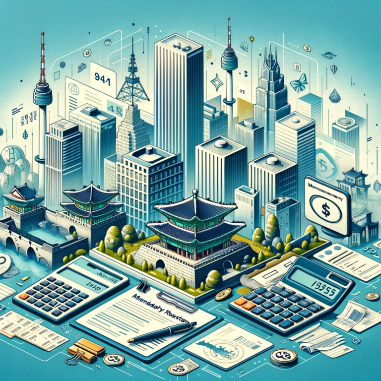 An image that represents tax registrations for tax purposes in South Korea